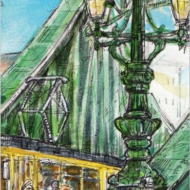 Könyvjelző Kj09 - Budapest Szabadság Híd