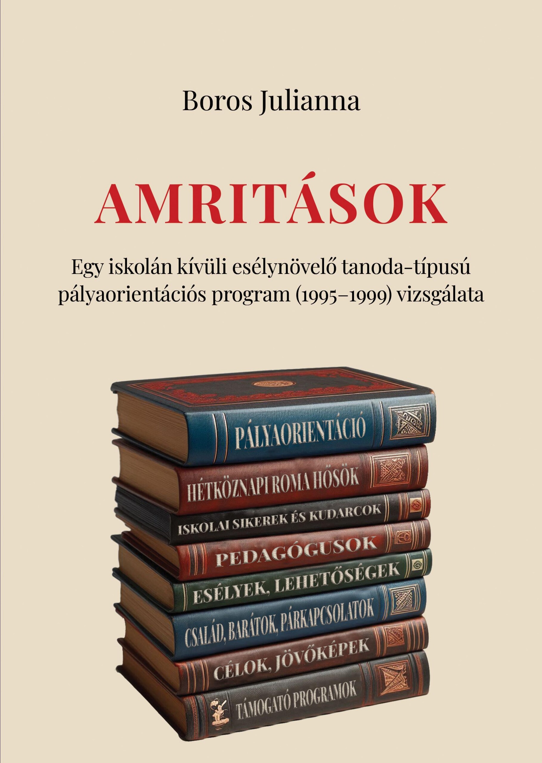 Amritások - Egy Iskolán Kívüli Esélynövelő Tanoda.... 1995-1999 Vizsgálata