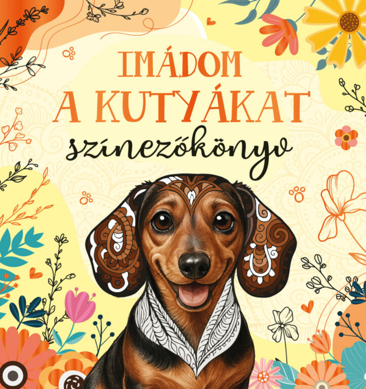 Imádom A Kutyákat -  Színezőkönyv