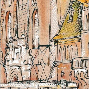 Könyvjelző Kj10 - Budapest Vámház Csarnok