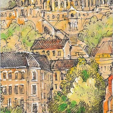 Könyvjelző Kj12 - Budapest Budai Várhegy