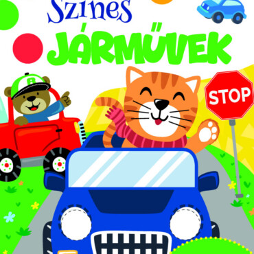 Színes Járművek -  Színezz Matricákkal - 140 Db Matricával