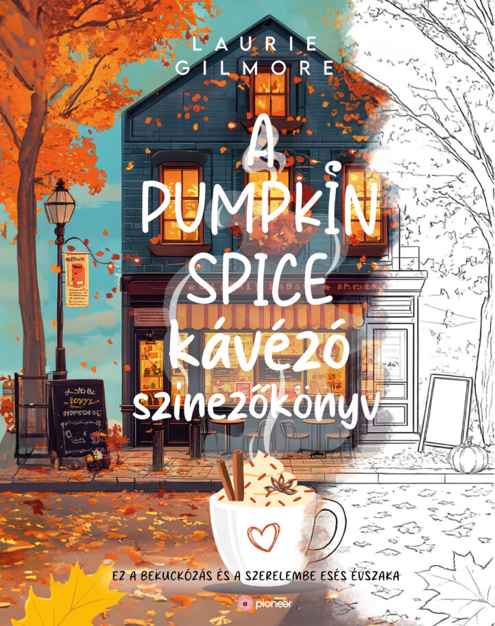 A Pumpkin Spice Kávézó - Színezőkönyv