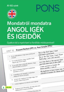 Pons Mondatról Mondatra Angol Igék És Igeidők A1 -B2 Szint
