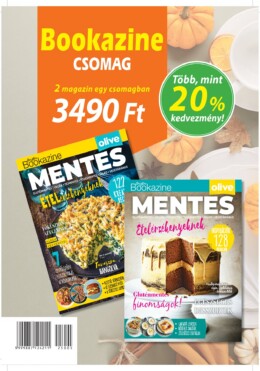 Bookazine Dupla-Csomag: Mentes Receptgyűjtemény (2 Féle Gasztro Bookazine)