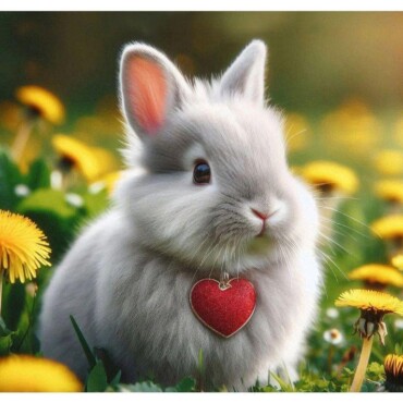 Rabbit Red Heart Ai