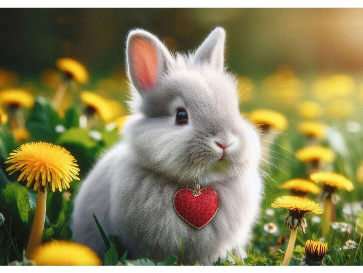 Rabbit Red Heart Ai