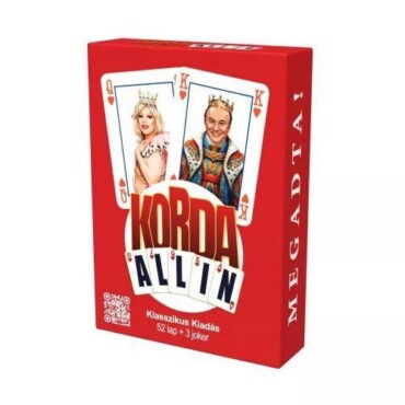 Korda All In  Klasszik Francia Kártya (52Lap+3Joker)