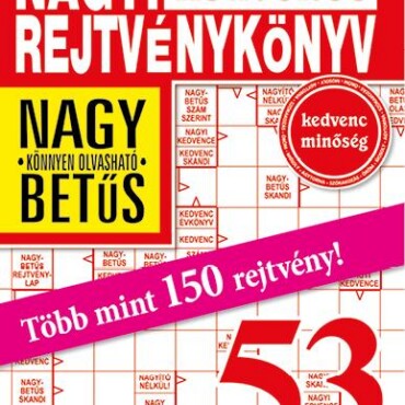 Nagyi Kedvence Rejtvénykönyv 53