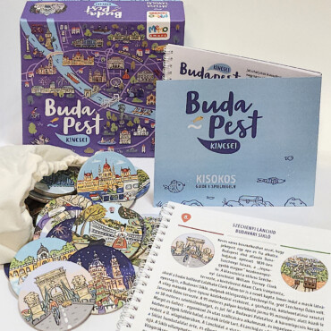 Budapest Kincsei - Memóriajáték (+Zsebkönyv Térképpel)