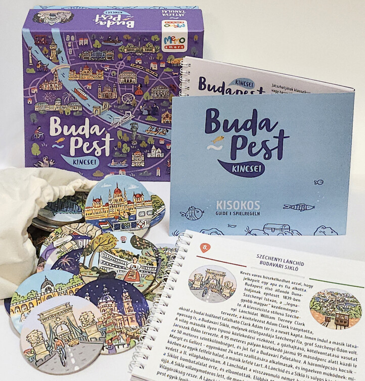 Budapest Kincsei - Memóriajáték (+Zsebkönyv Térképpel)