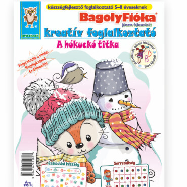 Bagolyfióka Kreatív Foglalkoztató Füzet - A Hókuckó Titka