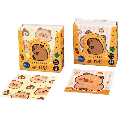 Jegyzettömb Capybara Kockatömb 200 Lapos 60X60 Mm - Többféle