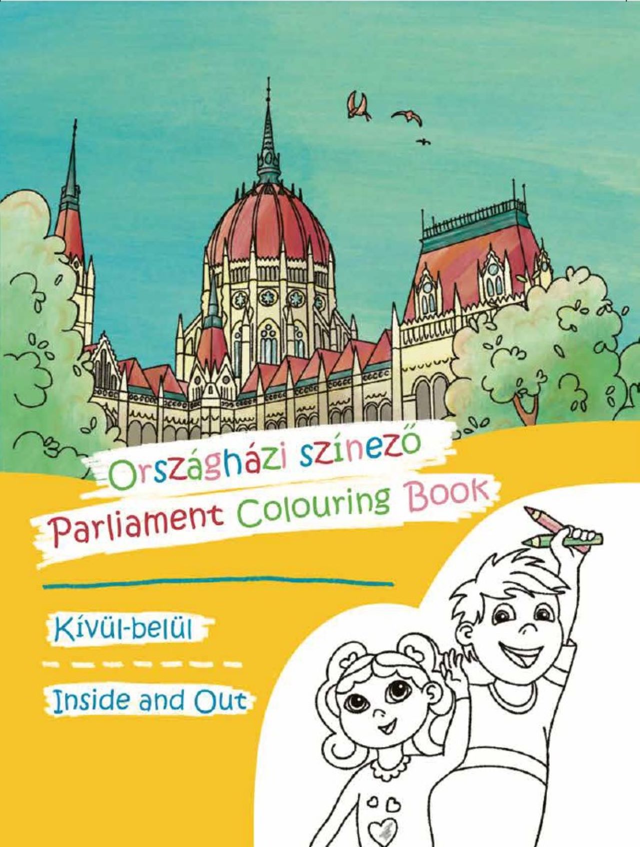 Országházi Színező Kívül-Belül