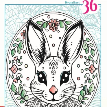Csodavilág Kreatív Színező 36. - Nyuszikert