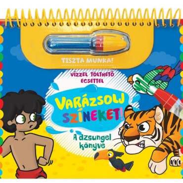 Varázsolj Színeket! -  A Dzsungel Könyve ( Vízzel Tölthető Ecsettel)
