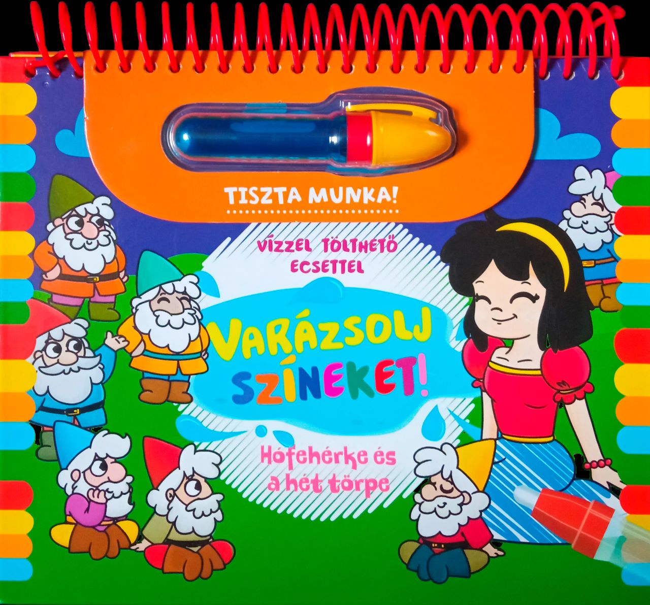 Varázsolj Színeket! - Hófehérke ( Vízzel Tölthető Ecsettel)