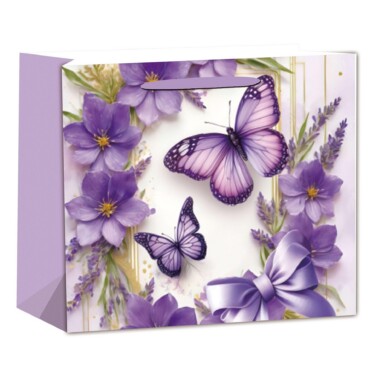 Pt.m.lila Lepke+Virág 23*18