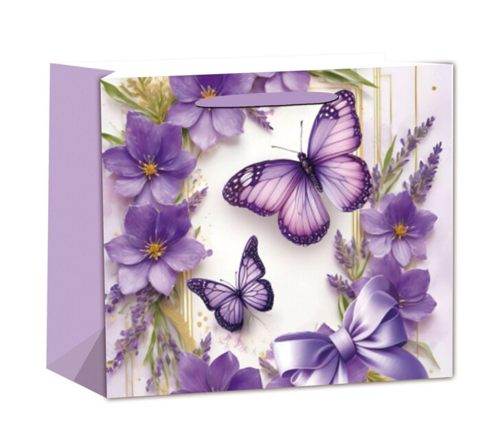 Pt.m.lila Lepke+Virág 23*18