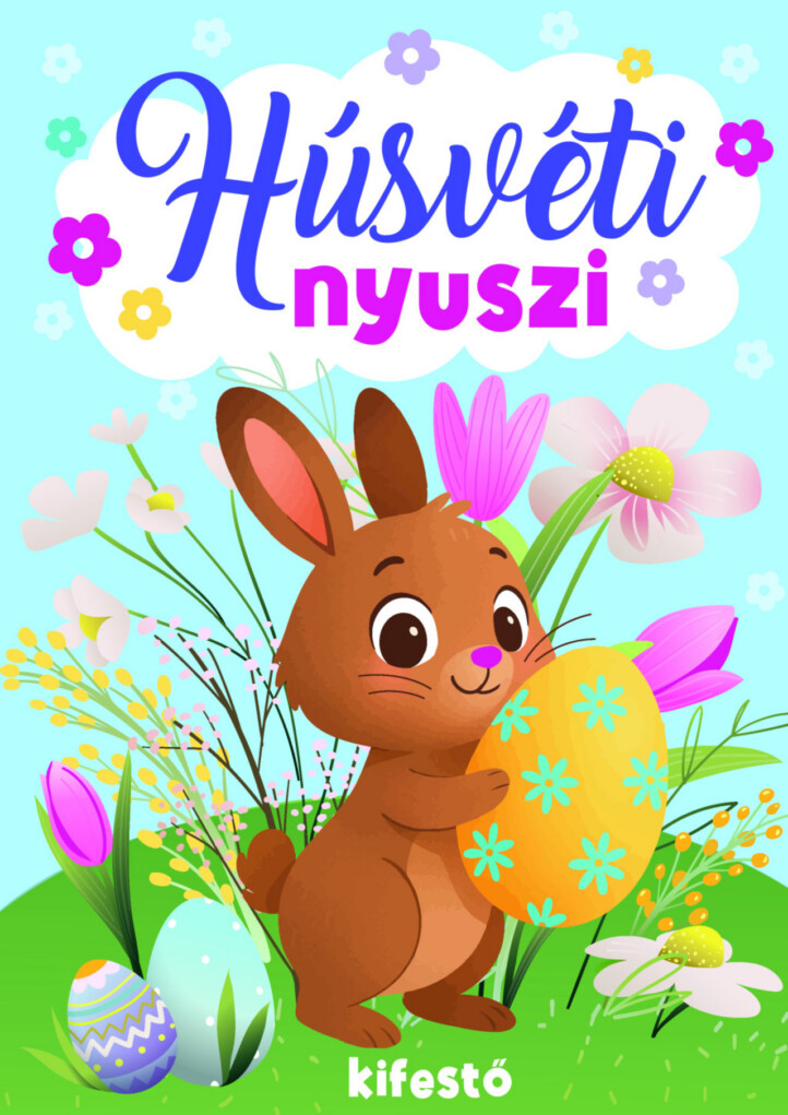 Húsvéti Nyuszi Kifestő