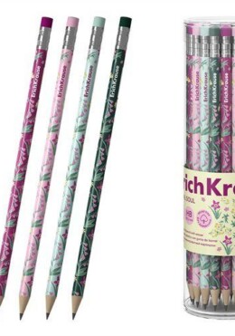 Grafitirón Erichkrause Floral Soul Hb Radírral