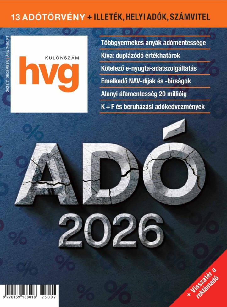 Adó 2026 - Hvg Különszám