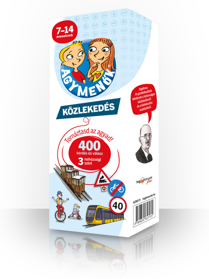 Agymenők Közlekedés Kártyacsomag  7-14 Éveseknek