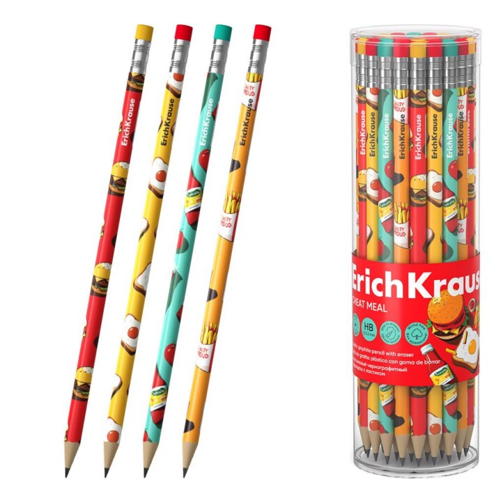 Grafitirón Erichkrause Cheat Meal Hb Radírral