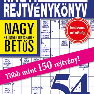 Nagyi Kedvence Rejtvénykönyv 54