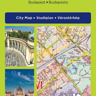 Budapest Comfort Térkép - City Map Várostérkép (Laminált)