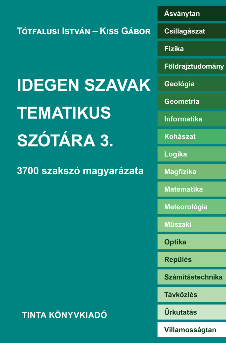 Idegen Szavak Tematikus Szótára 3.