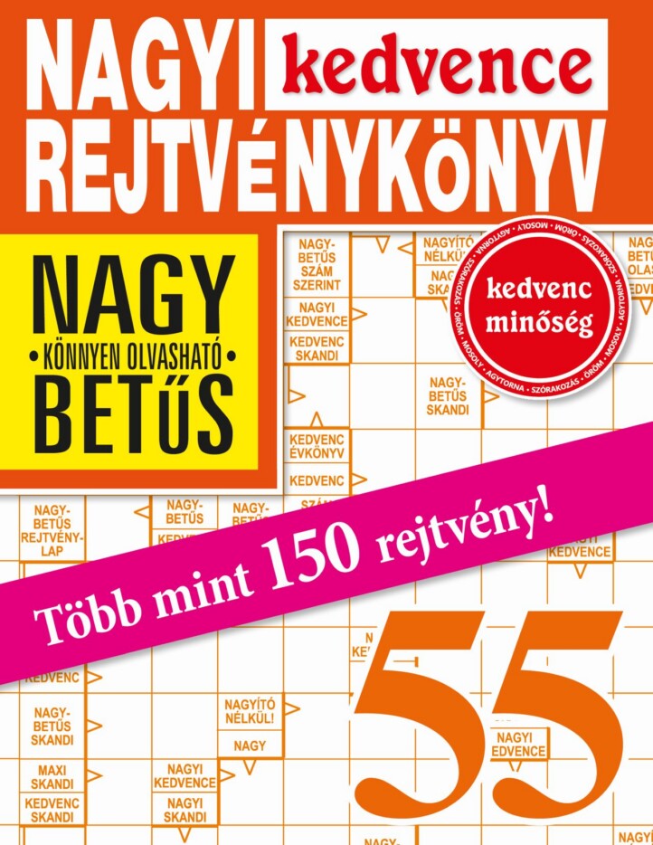 Nagyi Kedvence Rejtvénykönyv 55