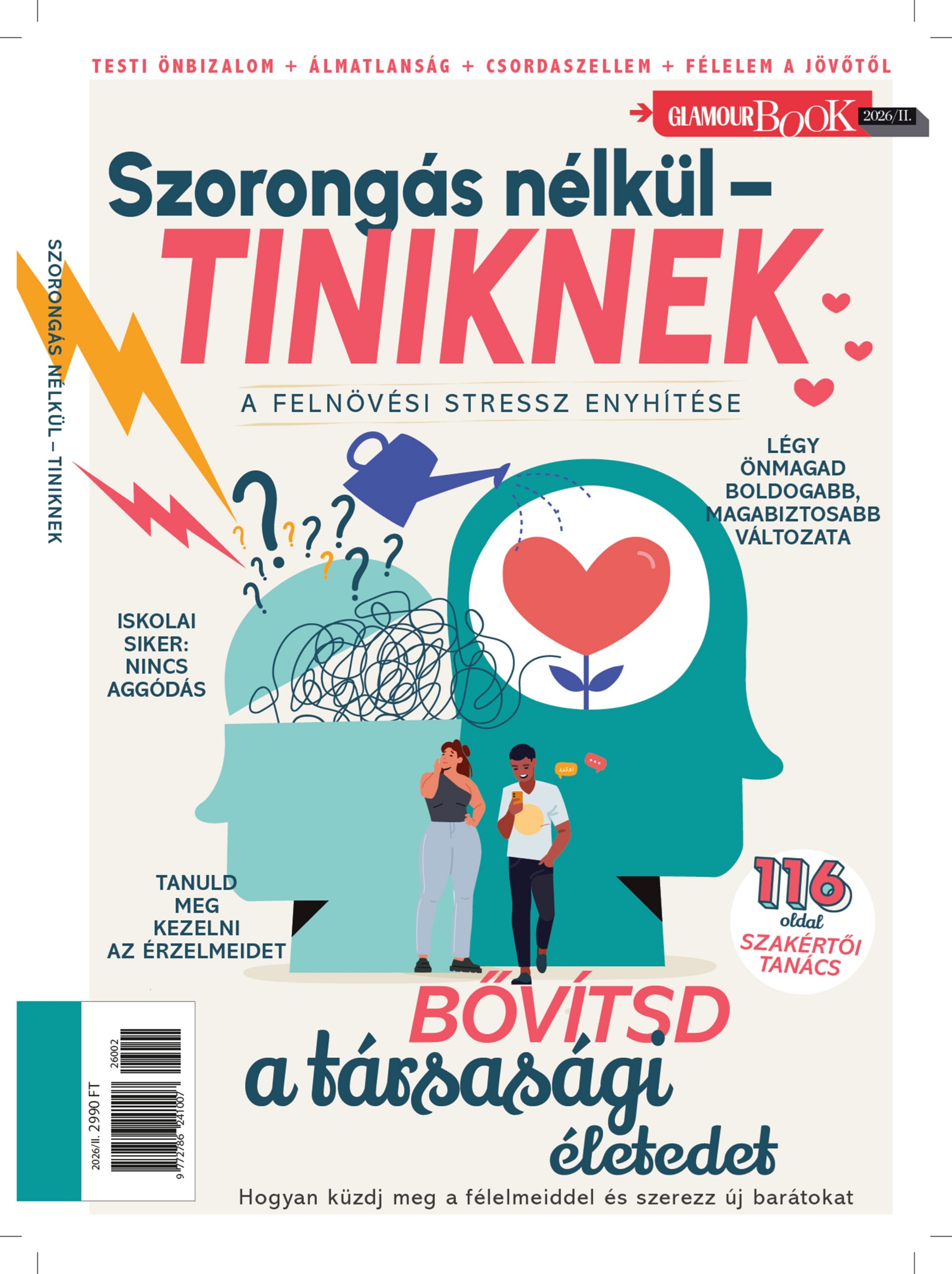 Szorongás Nélkül - Tiniknek - Glamour Book 2026/Ii.