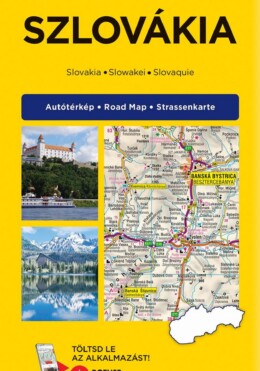 Szlovákia Keményborítós Autótérkép [Ot15]