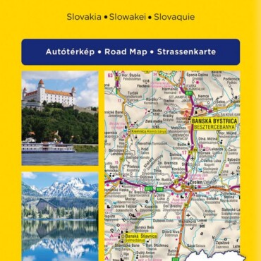Szlovákia Keményborítós Autótérkép [Ot15]