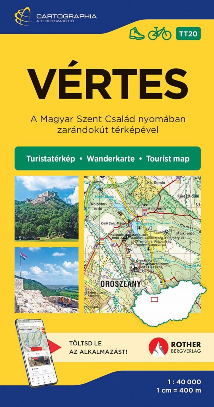 Vértes Turistatérkép 1:40.000 [Tt20]