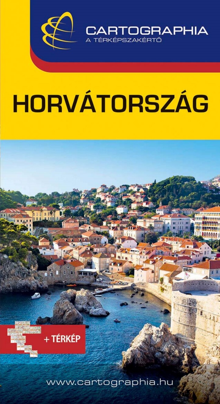 Horvátország Útikönyv - Térkép