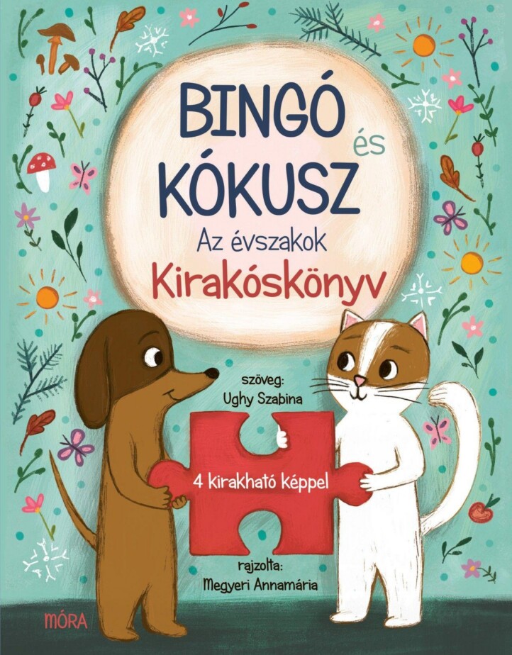 Bingó És Kókusz - Az Évszakok ( Kirakoskönyv, 4 Kirakható Képpel)