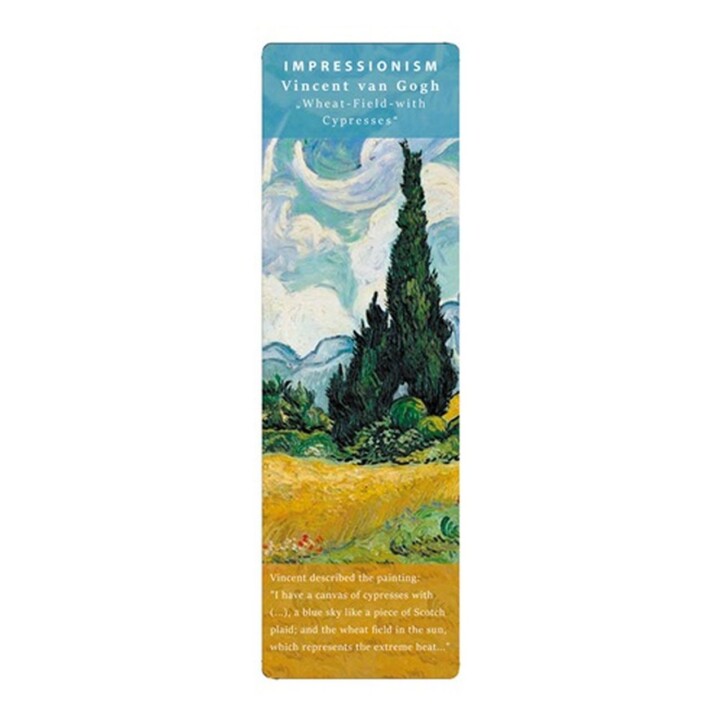 Könyvjelző Fridolin Impresszionizmus, ´Van Gogh/Ciprusok´