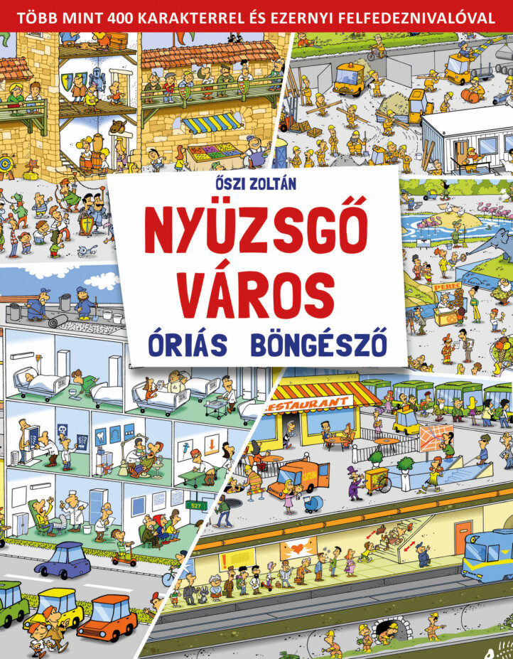 Nyüzsgő Város Óriás Böngésző - Több Mint 400 Karakterrel..