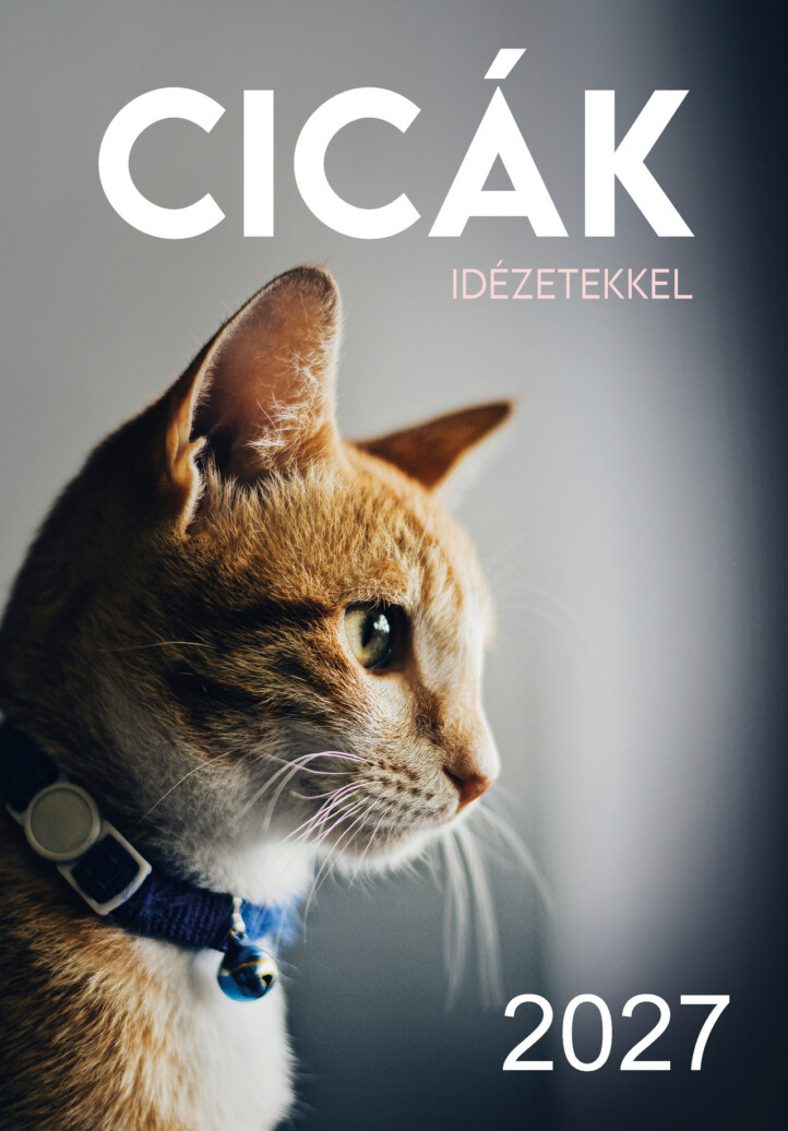 Cicák Idézetekkel - Naptár 2027