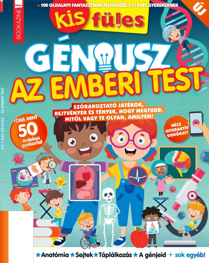 Kis Füles Géniusz - Az Emberi Test - Füles Bookazine 2026