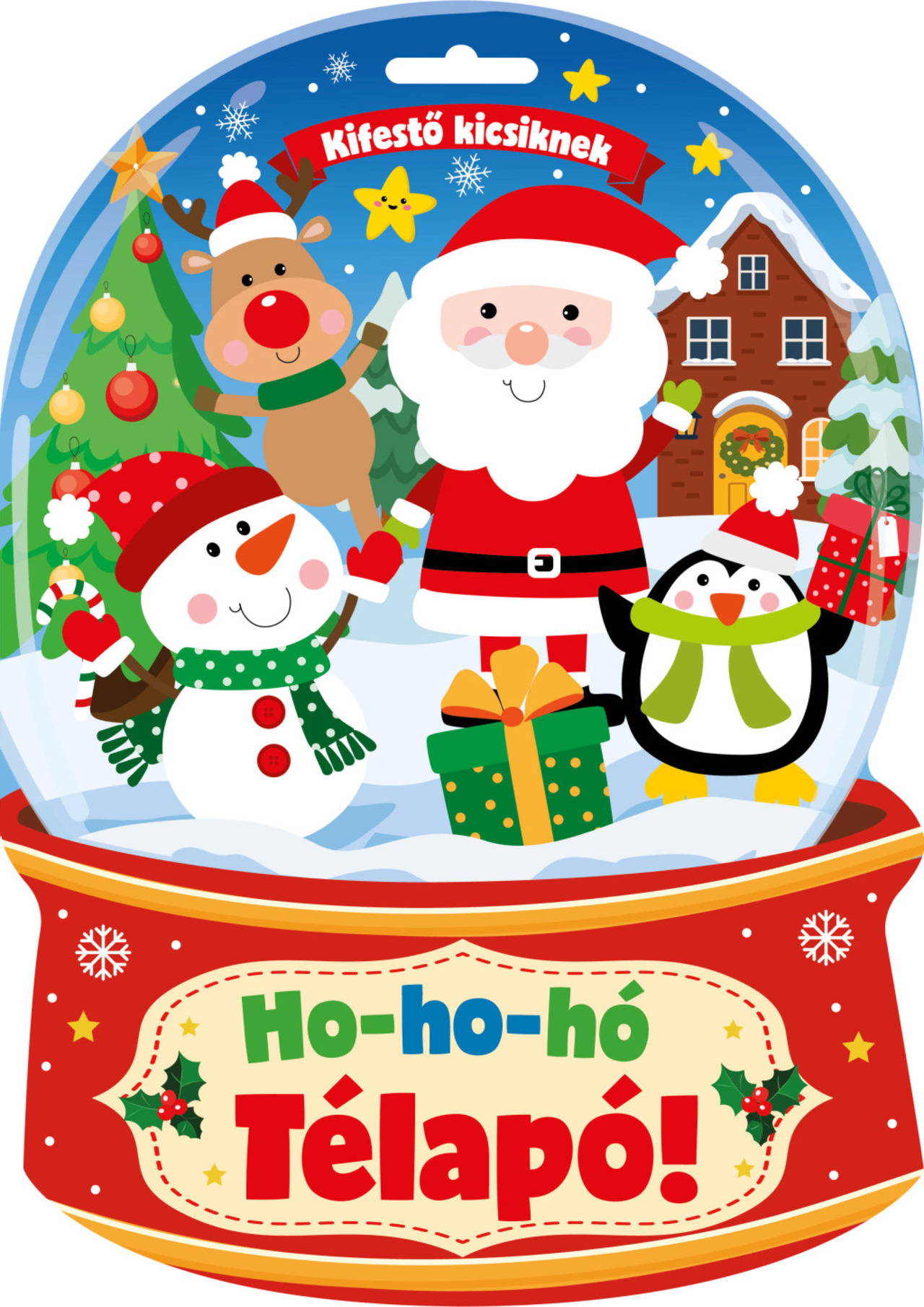 Ho-Ho-Hó Télapó - Kifestő Kicsiknek