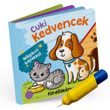 Cuki Kedvencek - Színváltó Fürdőskönyv -  Mágikus Képekkel